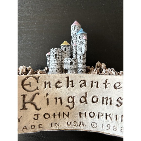 The Enchanted Kingdoms Castle John Hopkins Hand Painted Limited 1988 W/ Box #300 - Picture 4 of 13